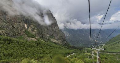 Интересный ракурс: Цейское ущелье